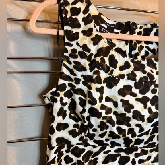 Jones New York Black and White Midi Sheath Dress - Picture 2 of 6